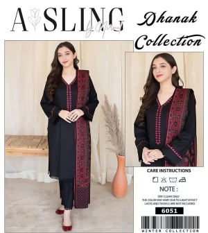 Buy our best collections of Women's Unstitched Dhanak Embroidered Suit collection at AnjumSons Online Clothing Store in Pakistan with reasonable price.